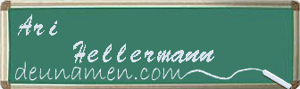 Ari Hellermann Visitenkarte